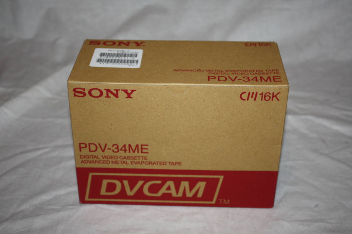 SONY PDV-34ME(10本)　希少！新品未使用メモリーありテープ①