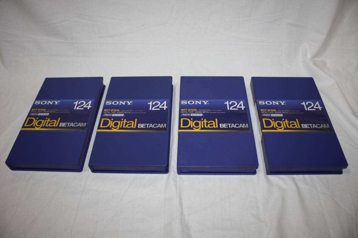 SONY　BCT-D124L(4本)　デジタルベーカムラージ(124分)