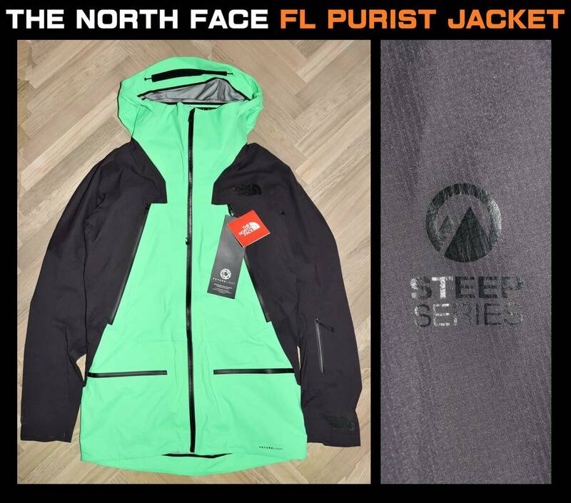 送料無料 特価即決【未使用】 THE NORTH FACE ★ スティープシリーズ FL PURIST JACKET (XS/US) ★ ノースフェイス NS51910 定価7万9200