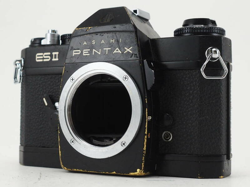 ★訳あり大特価★ ペンタックス PENTAX ESII ブラック ボディ ★シャッターOK! ミラーアップ押すと幕開く #TA3764