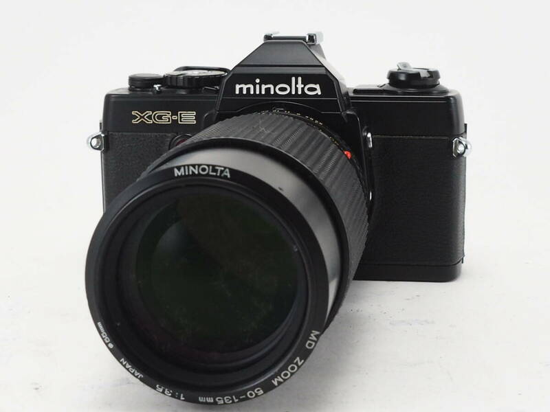 ★訳あり大特価★ ミノルタ MINOLTA XG-E ブラック MD 50-135mm F3.5 レンズセット #TA3780
