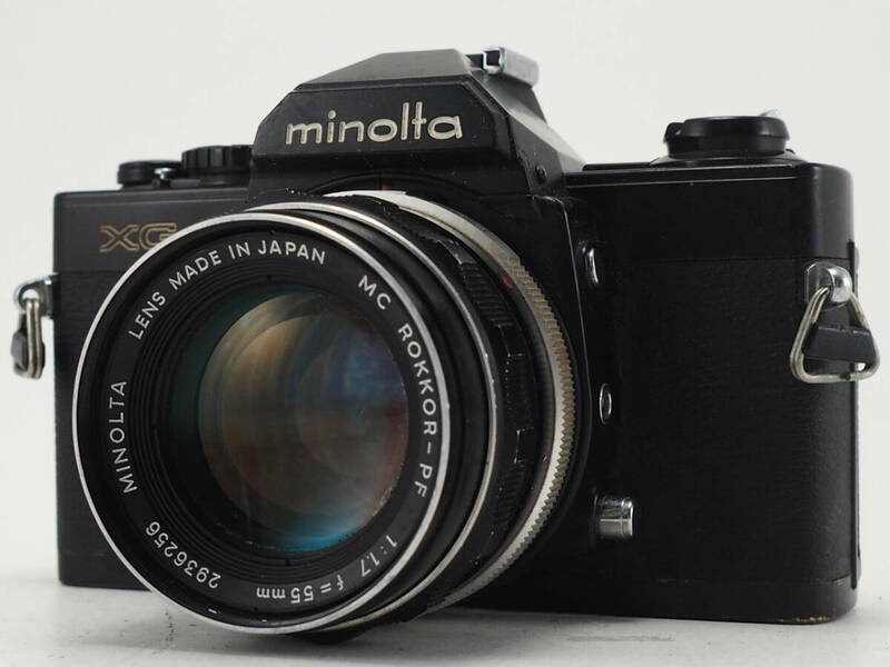 ★訳あり大特価★ ミノルタ MINOLTA XG-S ブラック 55mm 単焦点レンズセット #TA3826