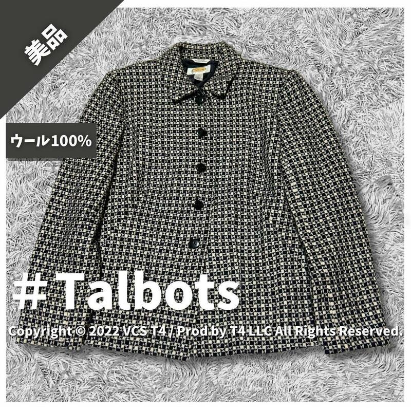 【美品】 テーラードジャケット 2 ブラック ホワイト ×3516