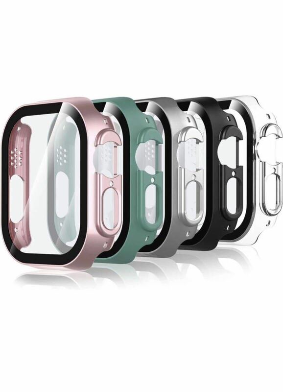 Apple Watch Ultra 2/ Ultra 49mm対応 保護ケース アップルウォッチ用 全面カバー Apple Watch Ultra 2/ Ultra 49mm 対応　5枚　セール