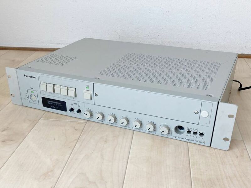 (928Y) Panasonic パナソニック　ハイパワーアンプ　業務用　WA-H120 現状