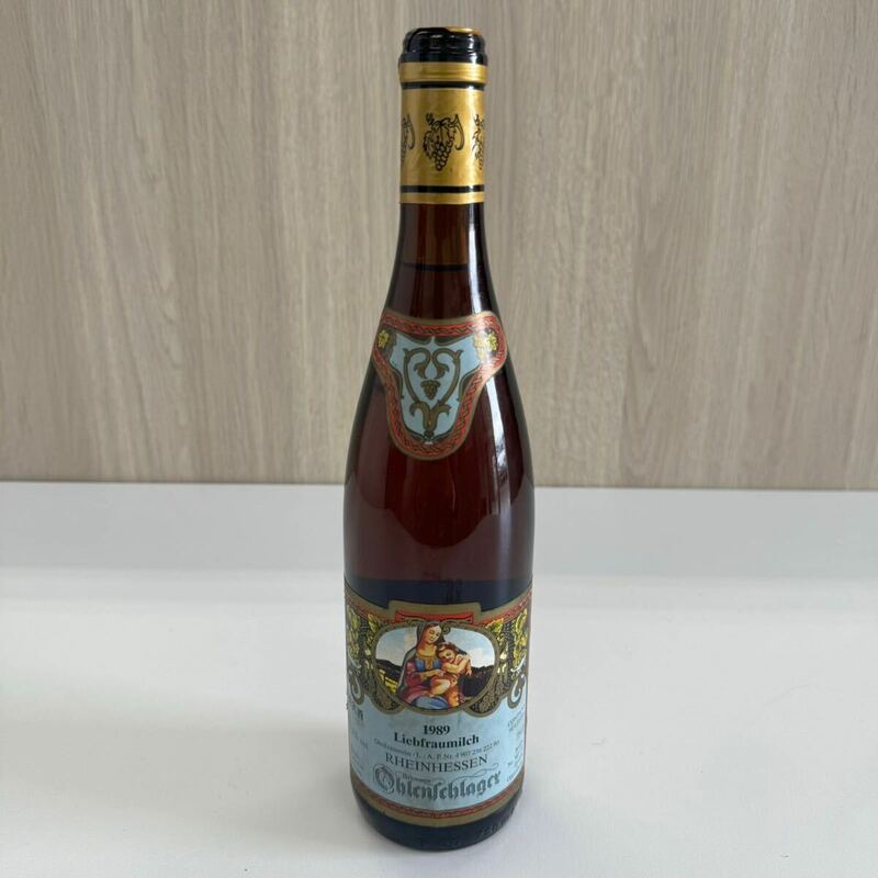 【新品・未開栓】ワイン　オーレンシュレイガー　リープフラウミルヒ　QBA 上級酒　750ml 13度未満　1989 Liebfraumilch ドイツ
