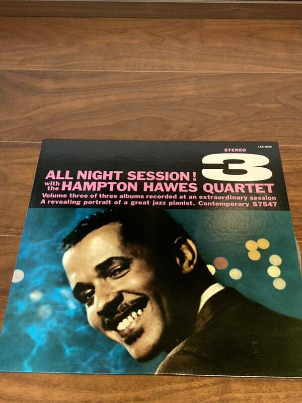 LP/Hampton Hawes/All Night Session Vol.3/ハンプトン・ホース/オール・ナイト・セッションVol.3/LAX-3030
