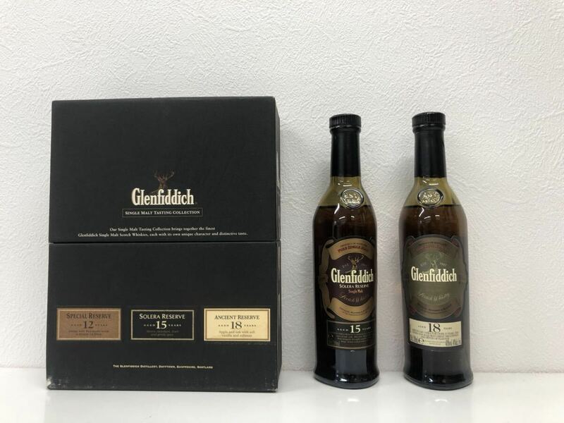 グレンフィディック シングルモルト 15年 18年ミニボトルセット Glenfiddich THE SINGLE MALT COLLECTION スコッチウイスキー 200ml 40%