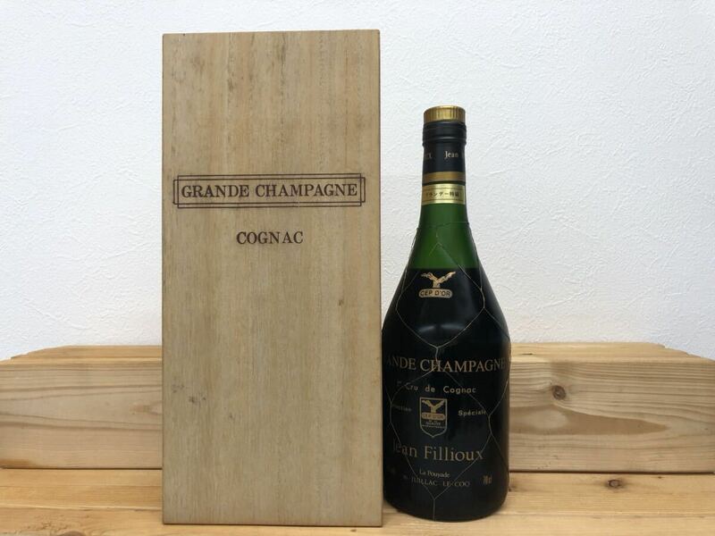 コニャック グランデ シャンパーニュ ジャンフィユー GRANDE CHAMPAGNE Jean Fillioux COGNAC ブランデー Brandy 700ml 40%木箱付 古酒