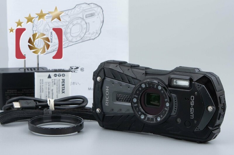 【中古】RICOH リコー WG-60 ブラック 防水アクションカメラ