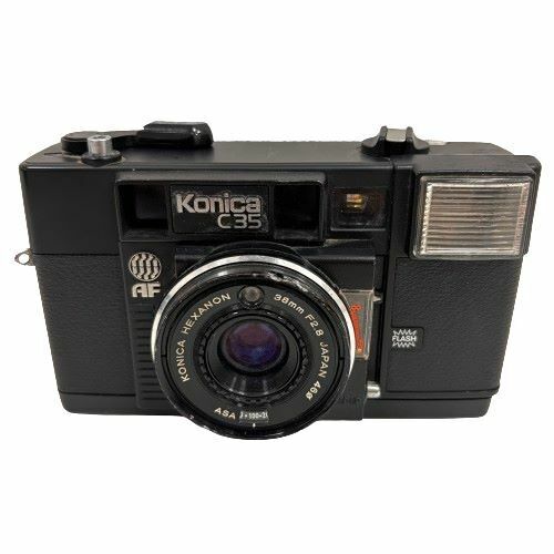 【Konica/コニカ】C35 AF HEXANON 38㎜ F2.8 フィルムカメラ コンパクトカメラ★6839