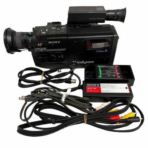 ■【SONY/ソニー】Video8 Handycam/ハンディカム CCD-V50 ビデオカメラレコーダー 付属品★6857