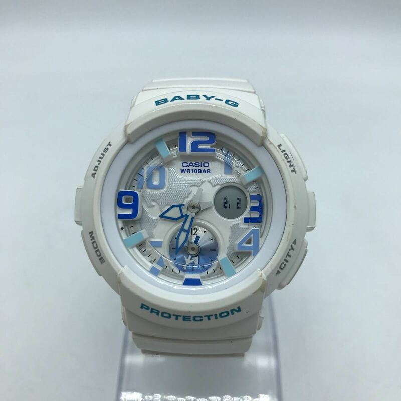 CASIO カシオ Baby-G ベビージー BGA-190 アナデジ ホワイト文字盤 クォーツ 腕時計