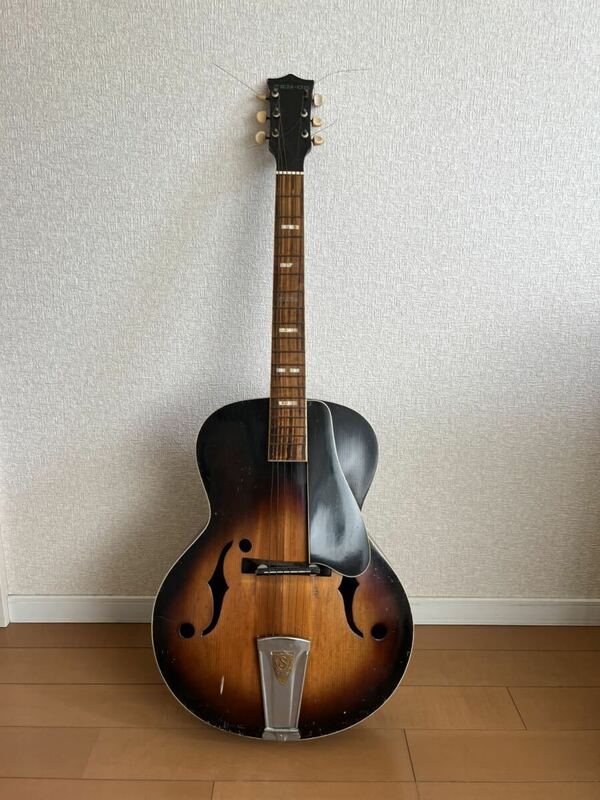 中古/ZEN-ON アコースティックギター ギター pick guitar 付属品付き 55 現状渡し