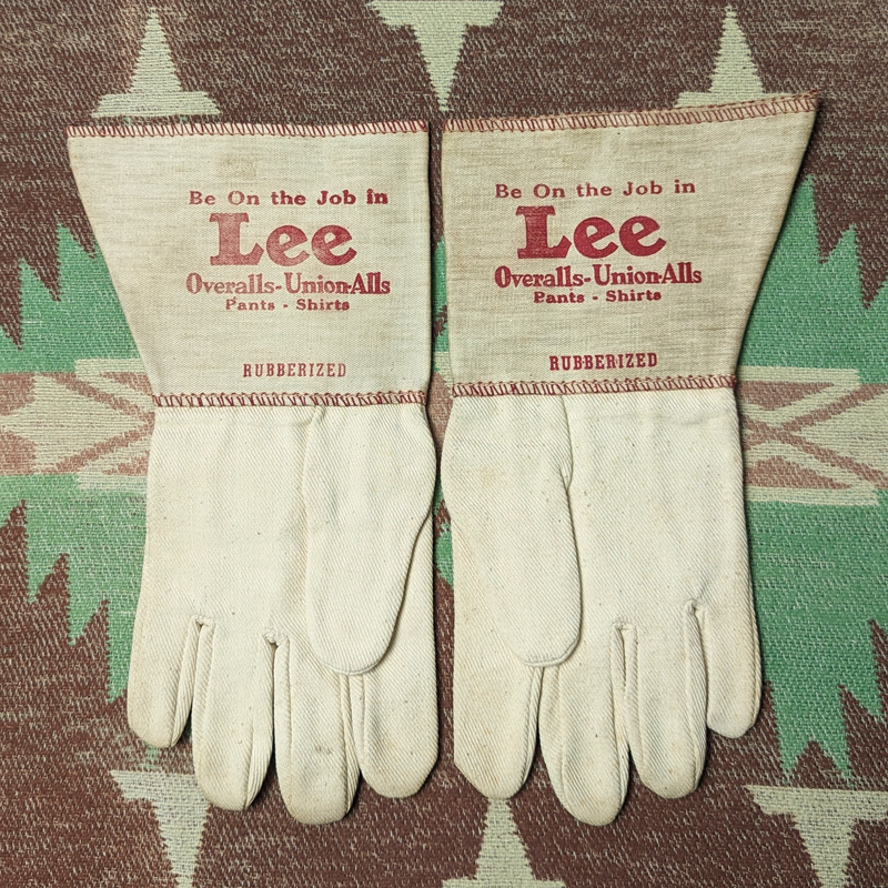 斜めe 【Lee ENGINNERS SPECIAL】 40s Work Gloves / 40年代 ワーク グローブ 手袋 Union Alls オーバーオール ハウス ビンテージ 30s50s