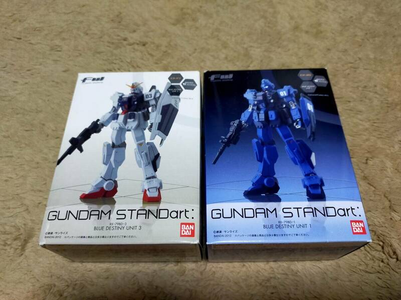 ★新品未開封　FW GUNDAM STANDart：047 FWガンダム スタンダート　RX-79BD-3 BLUE DESTINY UNIT 3　047 RX-79BD-1 BLUE DESTINY UNIT 1★