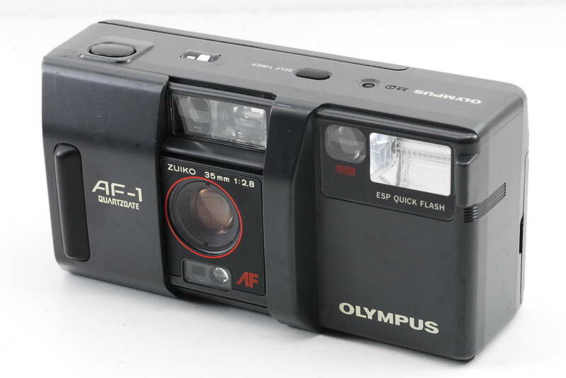 ★☆★ OLYMPUS AF-1 QUARTZDATE 35mm F2.8 オリンパス コンパクトカメラ 完動 ◆662