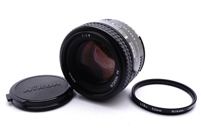 ★美品★ Nikon AF NIKKOR 50mm F1.4 Lens ニコン レンズ キレイ 完動 ◆584