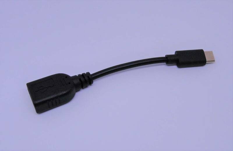 ＵＳＢ ＯＴＧケーブル ＴｙｐｅＣ　約１０ｃｍ USB OTG タイプC マウスやキーボード、SD カードリーダー等が使えるようになります。