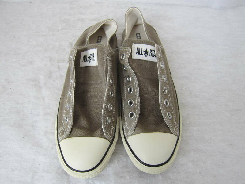 CONVERSE ALLSTAR LP WASHED-CL BB OX OLIVE(コンバース オールスターLPウォッシュドCL BB OX オリーブ)(1CK257) 25㎝ US6.5 紐無 ok2403B