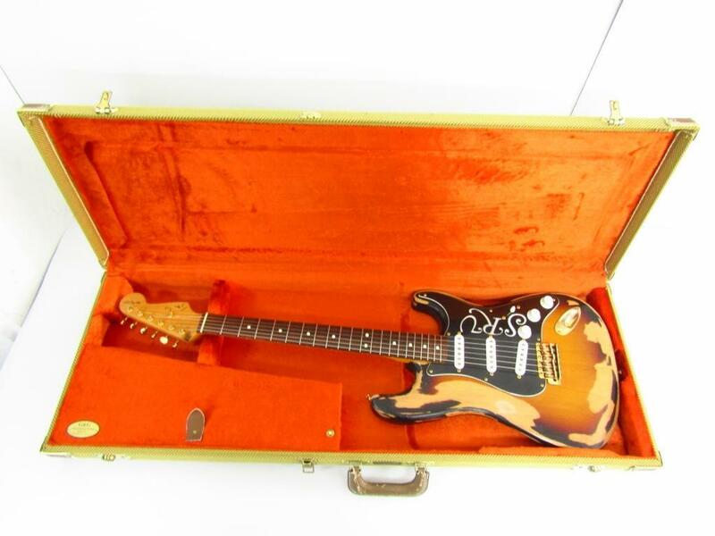 Fender USA SRV スティーヴィー・レイ・ヴォーン シグネチャーモデル Leric レリック加工 ケース付き ◆G4291