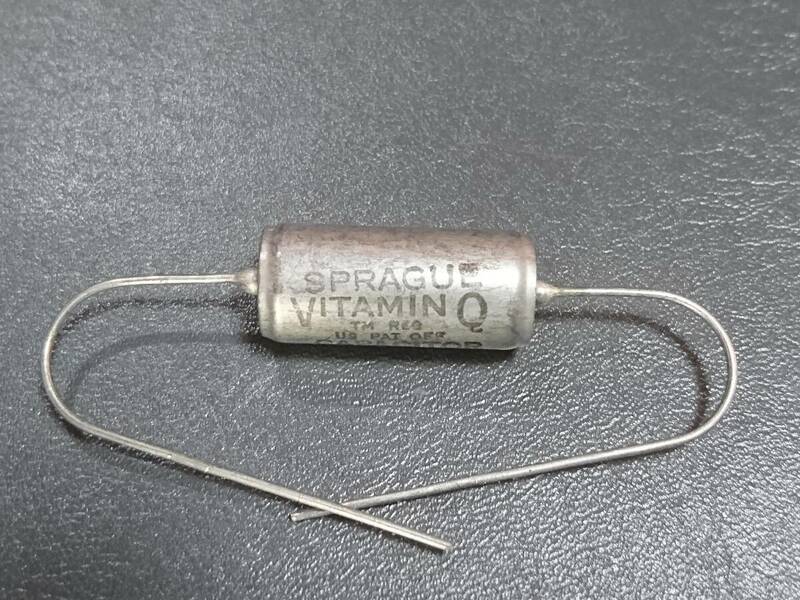 SPRAGUE VITAMIN Q 0.047μF 200V Vintage オイルコンデンサー 未使用品