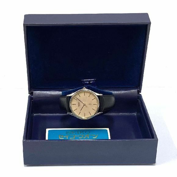 G8455【セイコー】クォーツ 7830-8030・メンズ 腕時計・稼働品・ケース付き