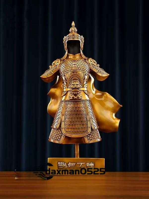 人気新品五月人形 鎧飾り 密教法具 寺院用仏具★ 仏像 戦国武将甲冑 フィギュア 真鍮 置物・五月人形 鎧飾りフィギュア 真鍮