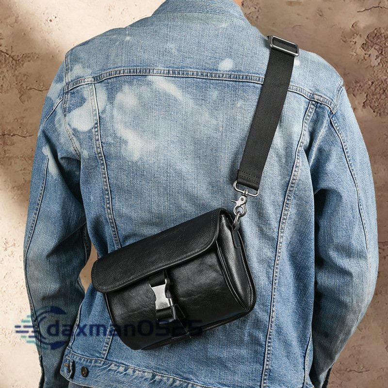 人気新品 ショルダーバッグ メンズ メッセンジャー バッグ 本革 斜めがけ 肩掛け　小さめ 牛革 革 ミニ 男性用 かばん 　カジュアル 収納力