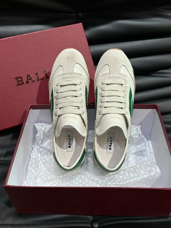 BALLY　バリー　スニーカー　色合わせ　スポーツ　レザー　牛革　靴　シューズ　39-44　サイズ選択可能　xx3977