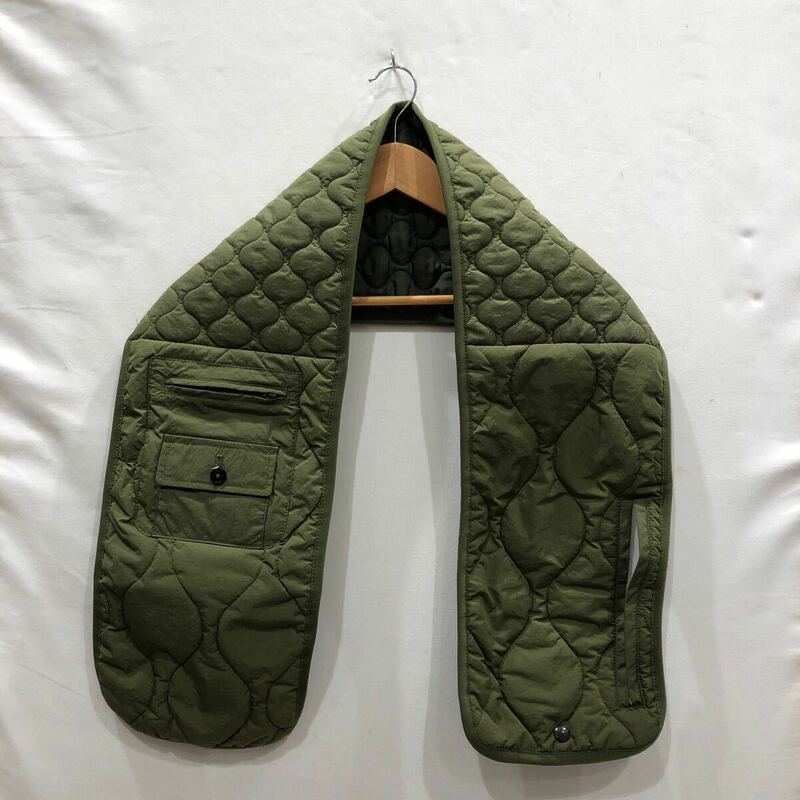 【NICHOLAS DALEY】QUILTED SCARF ニコラスデイリー KHK メンズ ts202403