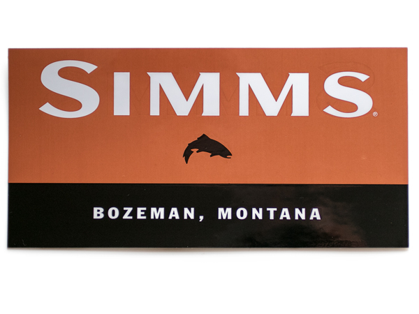 SIMMS シムス ２-サイド ステッカー
