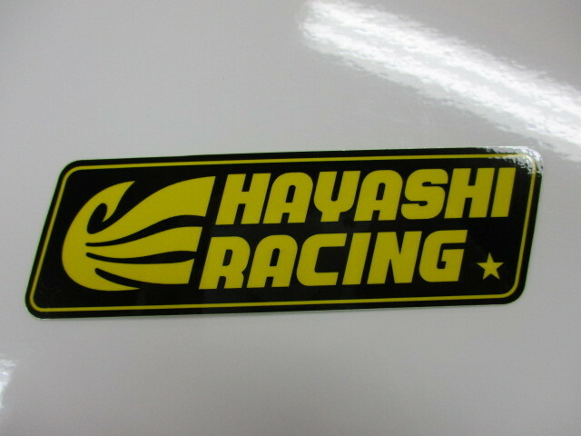 ［3909］HAYASHI RACING/ハヤシレーシング ステッカー 角型 (小)