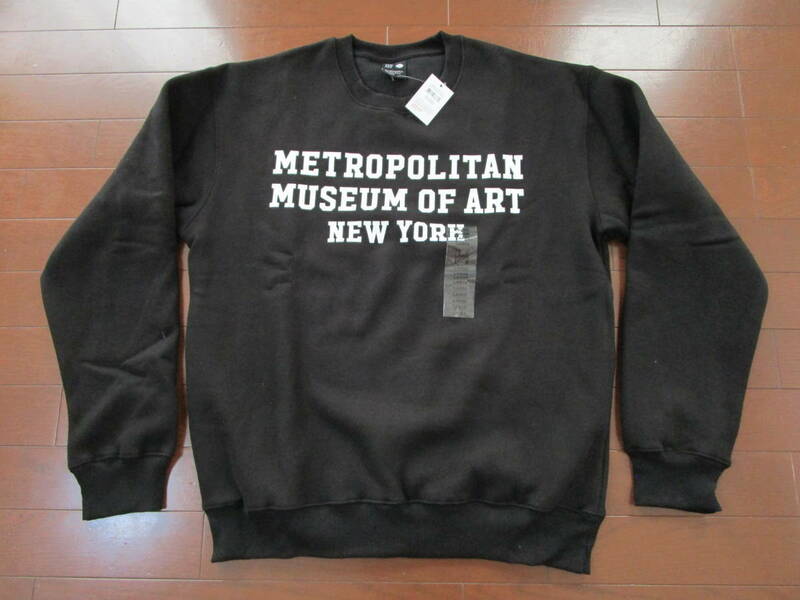 【新品・限定品】The Metropolitan Museum of Art US-S 黒 トレーナー スウェット グレー メトロポリタン美術館 Champion チャンピオン Met