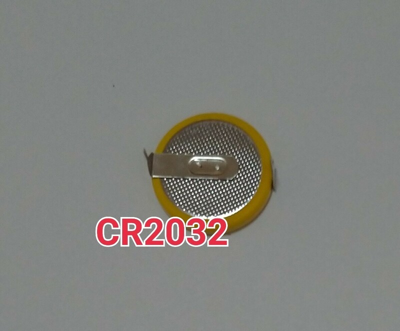 1個　タブ付き　CR2032 ボタン電池　FC.SFC.MD.N64 　セーブ機能復活