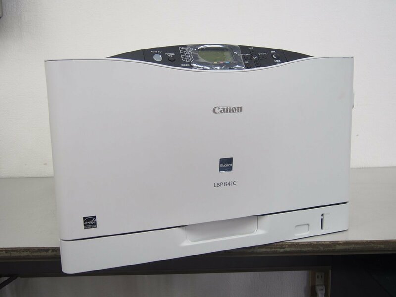 ☆【3K0215-7】 Canon キャノン Satera カラーレーザープリンター LBP841C F156400 100V 電源コード付 現状品