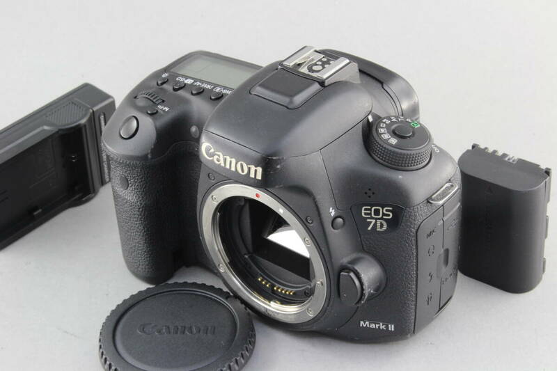 B (並品) Canon キヤノン EOS 7D Mark II ボディ 注意書きあり 初期不良返品無料 領収書発行可能