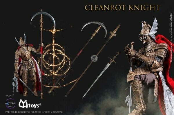 CYYtoys & HatShot 1/6 Cleanrot Knight ダイキャスト製 HS-11 新品（検 Exclamation DAMTOYS エルデンリング クリーンノット騎士