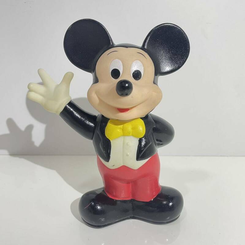 当時物 東京ディズニーランド限定 ミッキーマウス 貯金箱 昭和レトロ タキシード バンク ヴィンテージ フィギュア