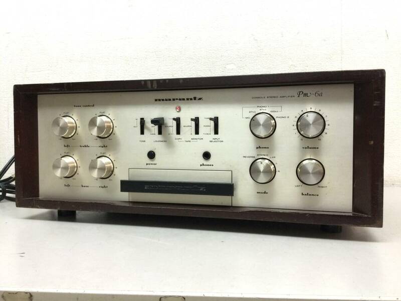 marantz マランツ PM-6A プリメインアンプ ウッドケース付