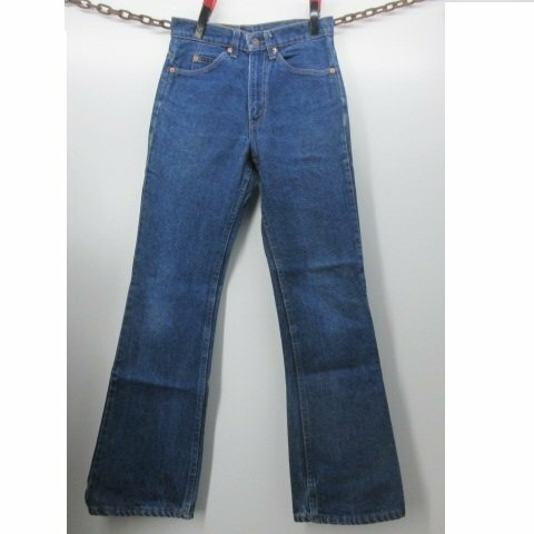 80s アメリカ製　Levis リーバイス　ジーンズ　517 w28 ブーツカット　濃い　アメカジ古着 sy1425