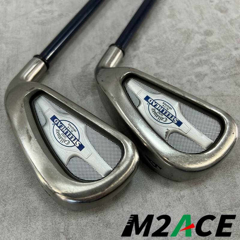 Callaway キャロウェイ X-14 STEEL HEAD スチールヘッド　メンズゴルフ 3,4番　ロングアイアン 右利き カーボン フレックスS 純正グリップ