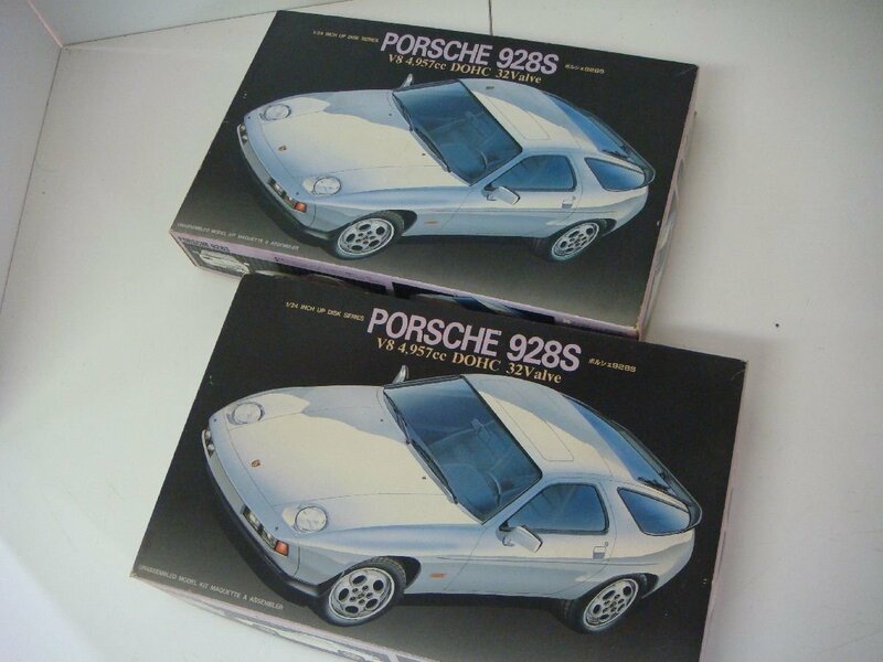 MB/H14KF-DA2 未組立品 FUJIMI フジミ 2点セット PORSCHE ポルシェ 928S 1/24 プラモデル 当時物