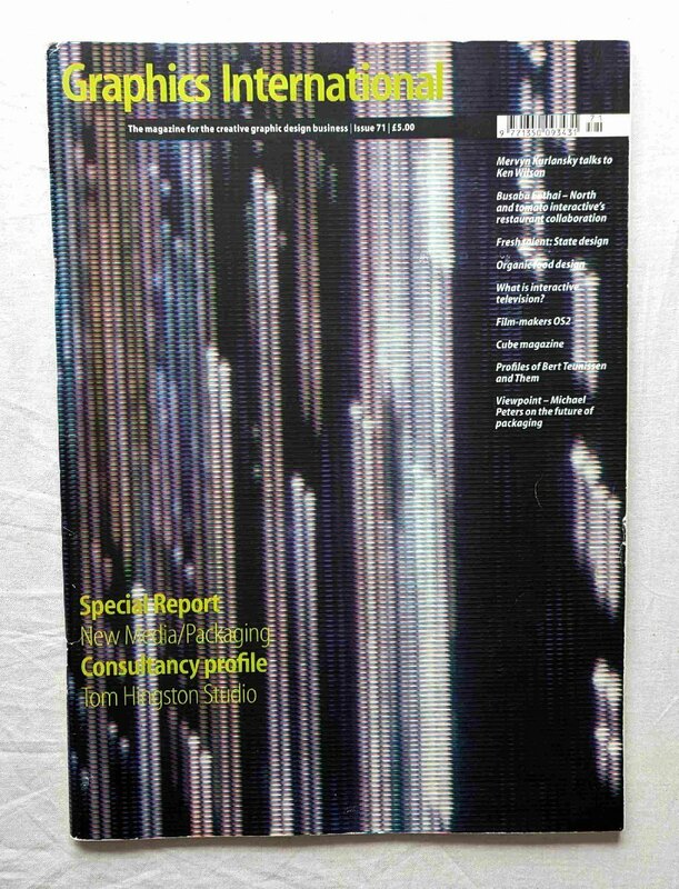 Graphics International デザイン洋書 The magazine for the creative graphic design business Tom Hingston Studio/Mervyn Kurlansky