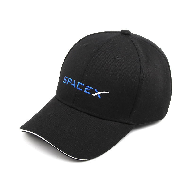 即決◇TESLA 帽子 スポーツ コットンツイル刺繍ロゴ ゴルフ 野球帽 SPACE X