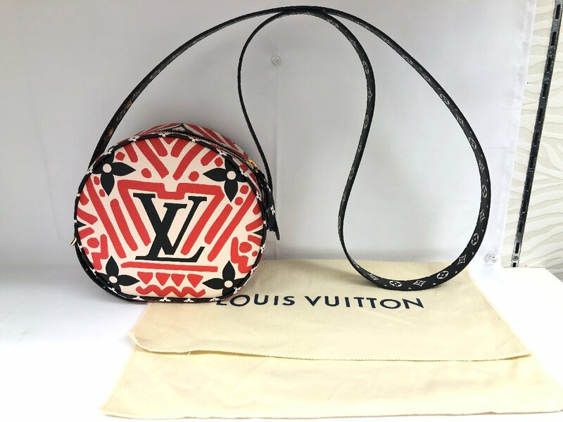 送料無料 未使用劣化品 LOUIS VUITTON ルイヴィトン クラフティ ジャイアント ボワットシャポースープル M45366 PL2230 ショルダー