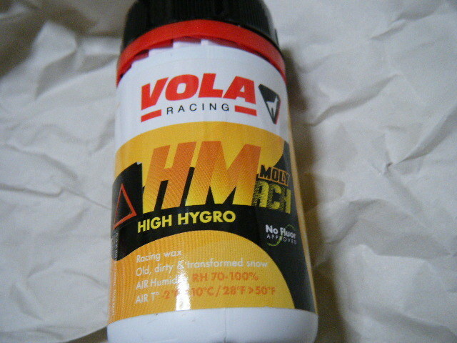 VOLA 　リキッドワックス　H MACH MOLY　イエロー　-2～10°C　　100ml レーシングトップWAX　2024　モリブデン