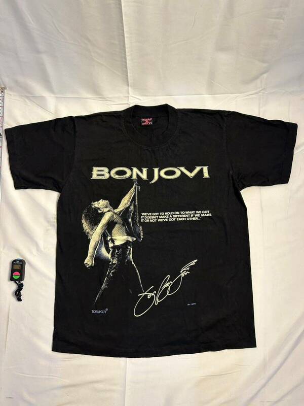 ボン・ジョビ ヴィンテージ Tシャツ toni&guy no.3879 BON JOVI コレクション ハード ロック バンド バンT