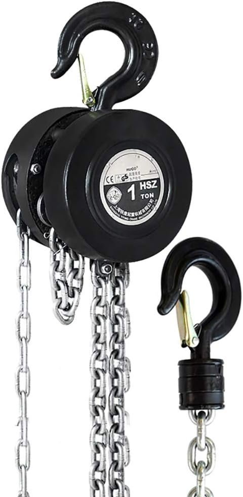 チェンブロック レバーホイスト 軽量化 アルミ合金 チェーンローラー 高品質 2T 2000Kg チェーン6m ヒッパラー 荷締機 (2T/6m)