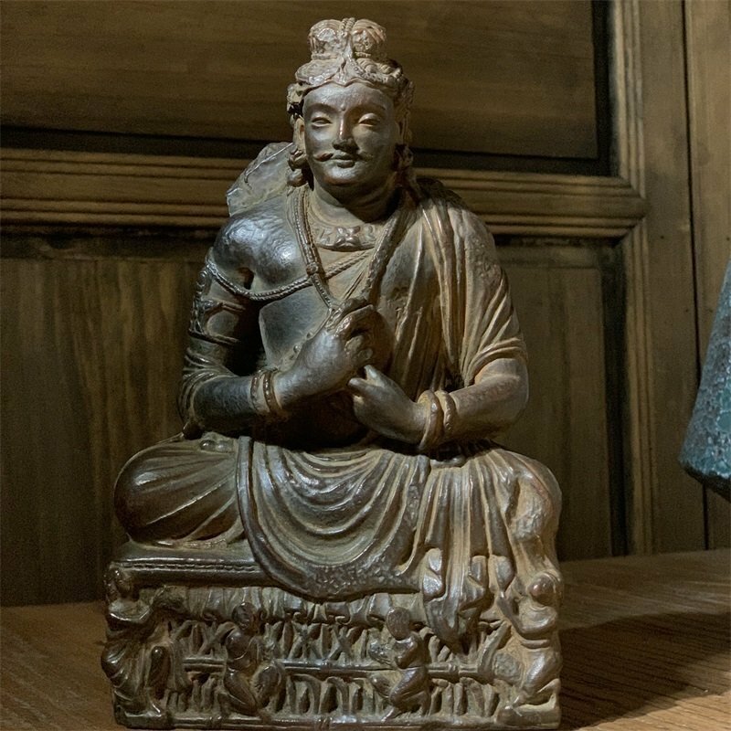 極細工 仏教古美術 仏像 ガンダーラ石仏 Gandhara ガンダーラ美術 石仏 仏像 装飾 置物 装飾 収蔵 コレクション